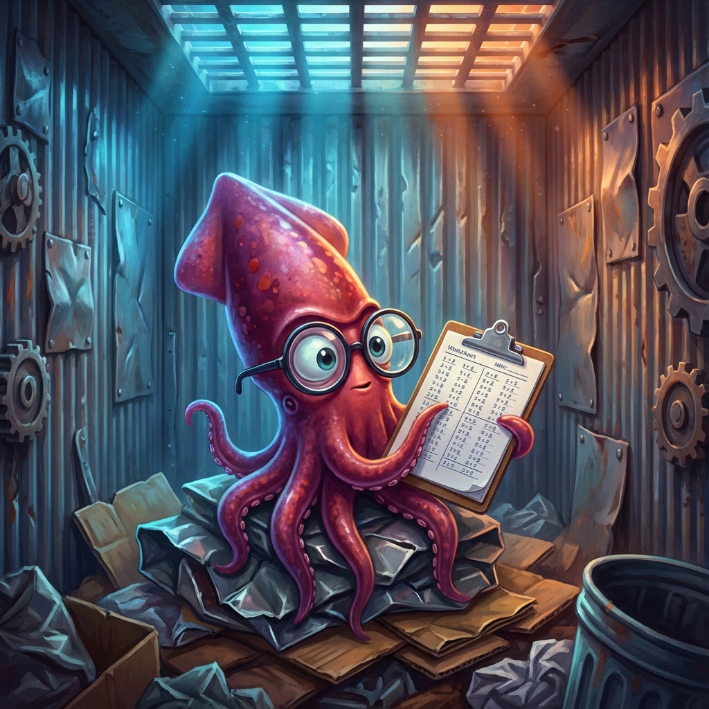 Trash Compactor Cephalopod